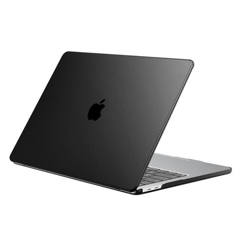 EooCoo Frost Black Hard Case for MacBook Air 13.3" M1 (2021–2018) – Anti-Scratch, Anti-Fingerprint Case with Keyboard Cover & Screen Protector
