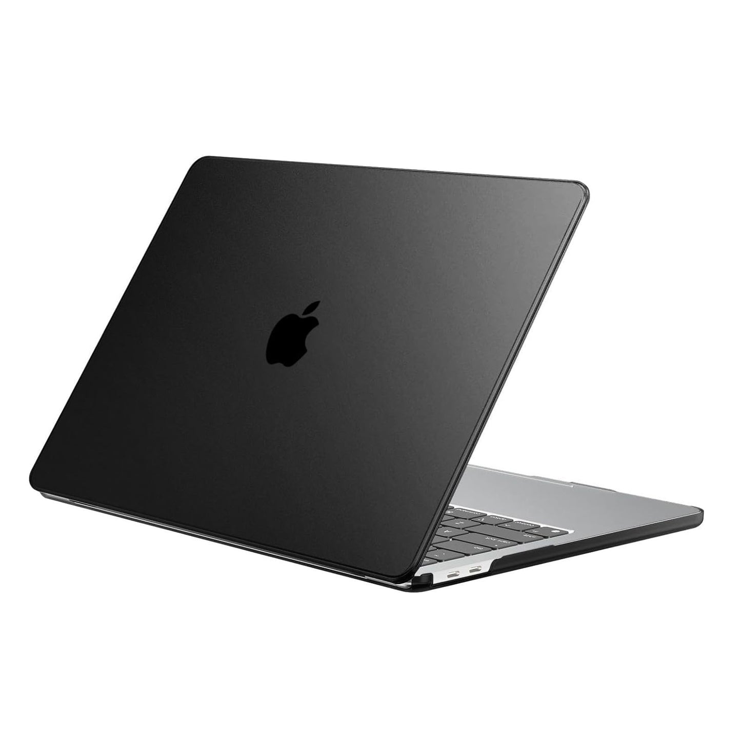 EooCoo Frost Black Hard Case for MacBook Air 13.3" M1 (2021–2018) – Anti-Scratch, Anti-Fingerprint Case with Keyboard Cover & Screen Protector