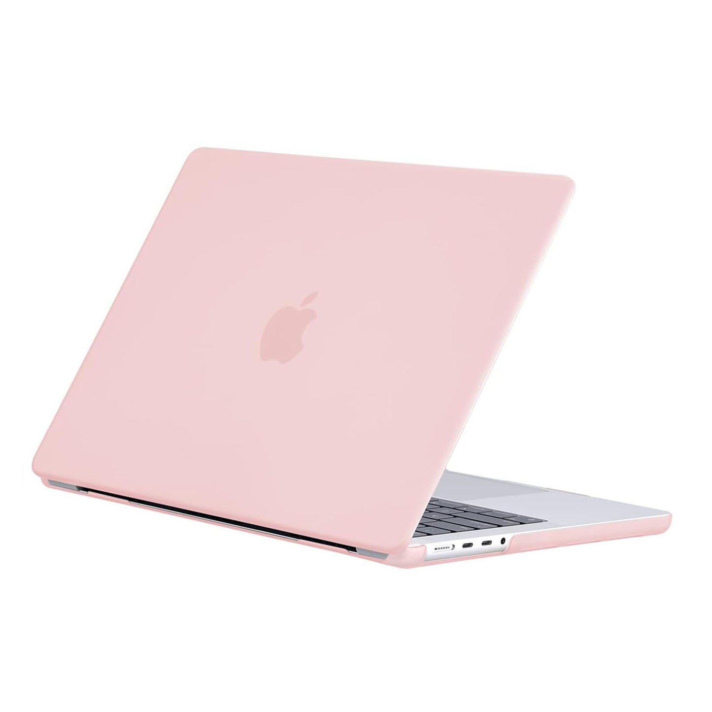 EooCoo Matte Light Pink Hard Case for MacBook Pro 14 Inch (2025–2021, M4/M3/M2/M1 Pro/Max) – Anti-Fingerprint Matte Case with Keyboard Cover & Screen Protector
