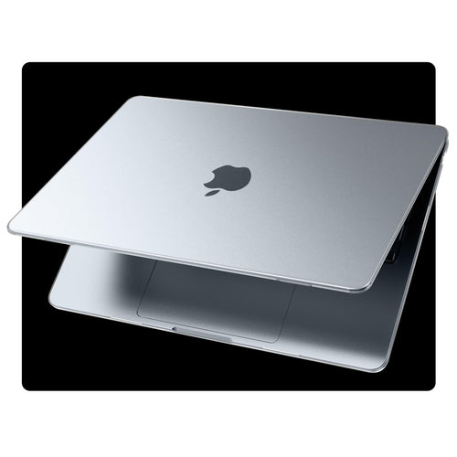 EooCoo Ultra Thin Frost Clear Case for MacBook Air 15" (M4/M3/M2, 2025–2023) – Matte, Anti-Fingerprint Hard Shell with Keyboard Cover, Bare-Mac Feel