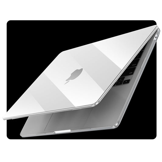 EooCoo Ultra Thin Crystal Clear Case for MacBook Air 13.6" (2025–2022, M4/M3/M2) – Clear Protective Hard Shell with Keyboard Cover, Slim Fit, Scratch & Fingerprint Resistant