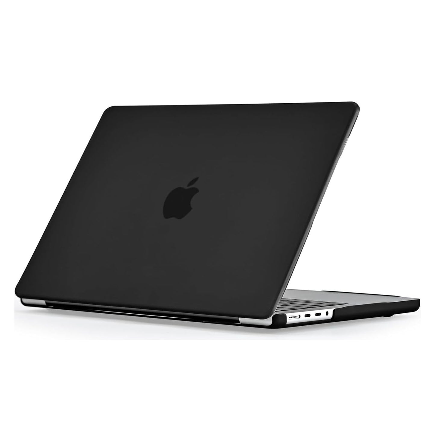 EooCoo Matte Black Hard Case for MacBook Pro 16 Inch (2021–2025) – Slim Protective Shell with Keyboard Cover & Screen Protector