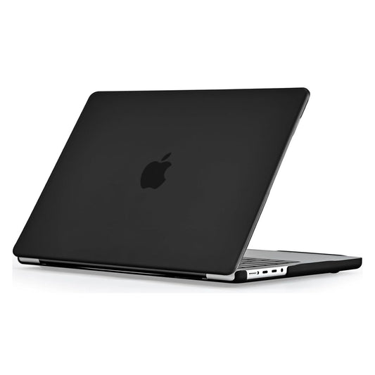EooCoo Matte Black Hard Case for MacBook Pro 16 Inch (2021–2025) – Slim Protective Shell with Keyboard Cover & Screen Protector