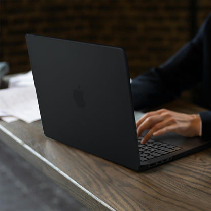 EooCoo Matte Black Hard Case for MacBook Pro 13 Inch (2016–2024, M2/M1) – Slim Protective Shell with Keyboard Cover & Screen Protector, Scratch-Resistant & Lightweight