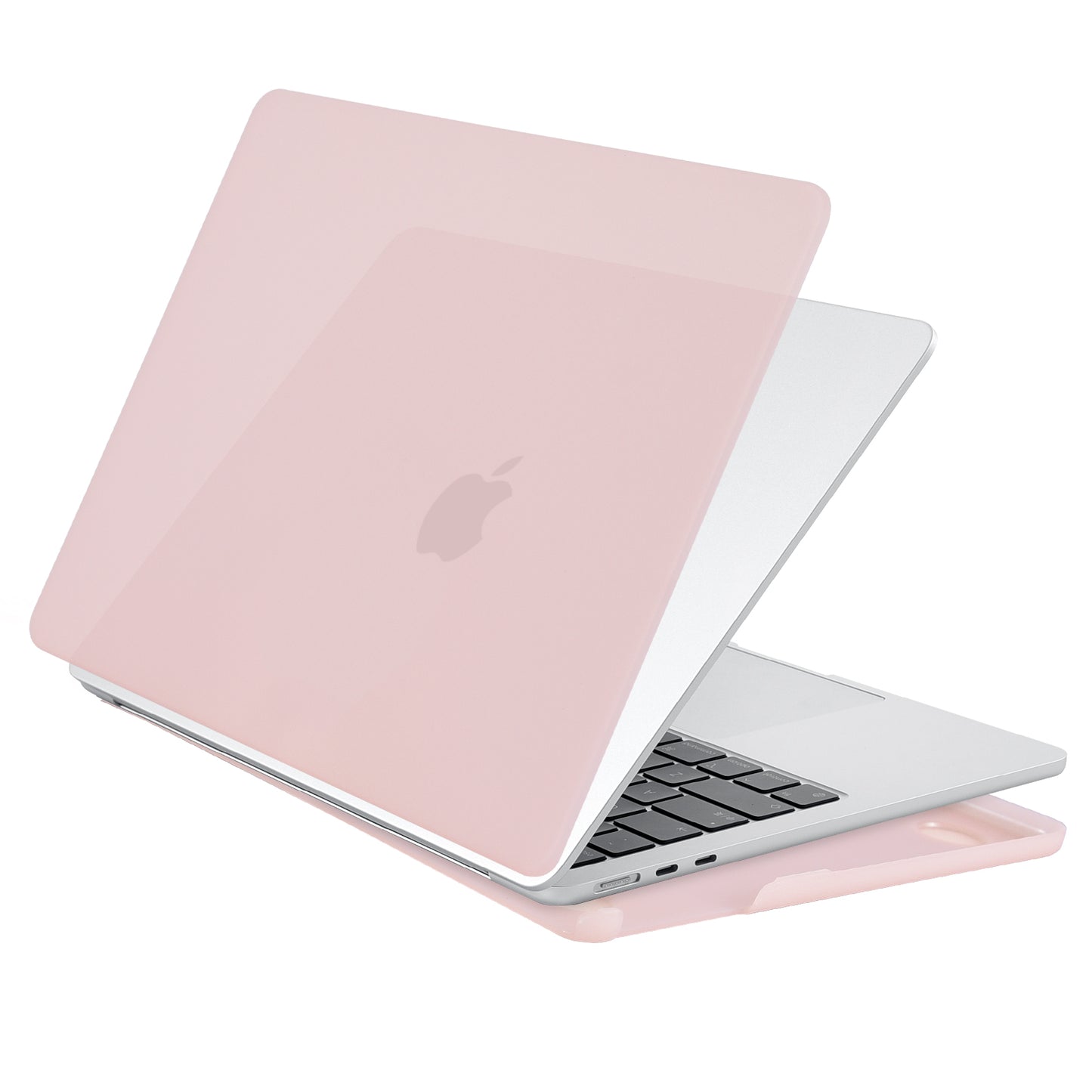 EooCoo Matte Pink Hard Shell Case for MacBook Air 13.6" (2023-2025 M2/M3/M4) + Keyboard Cover & Screen Protector – Slim, Durable & Perfect Fit