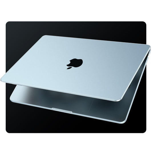 EooCoo Ultra Thin MacBook Air 13.6" Case (2025–2022, M4/M3/M2, A3240/A3113/A2681) – Matte Hard Shell with Keyboard Cover, Effective Heat Dissipation, Sky Blue