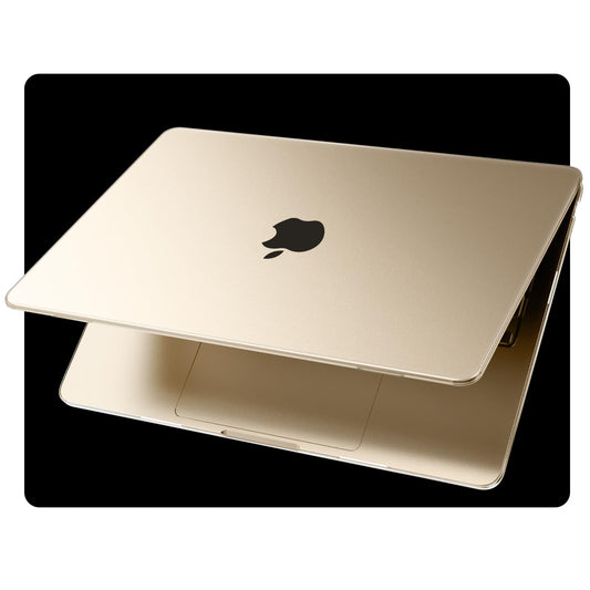 EooCoo Ultra Thin MacBook Air 13.6" Case (2025–2022, M4/M3/M2, A3240/A3113/A2681) – Matte Hard Shell with Keyboard Cover, Effective Heat Dissipation, Starlight Clear
