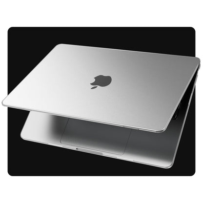 EooCoo Ultra Thin Clear Case for MacBook Air 13.6" (2025–2022, M4/M3/M2) – Matte Frost Hard Shell with Keyboard Cover, Bare-Laptop Look