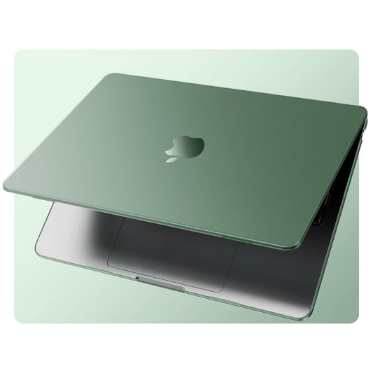 EooCoo Ultra Thin MacBook Air 13.6" Case (2025–2022, M4/M3/M2) – Matte Hard Shell with Keyboard Cover, Turquoise Green, Slim & Cooling