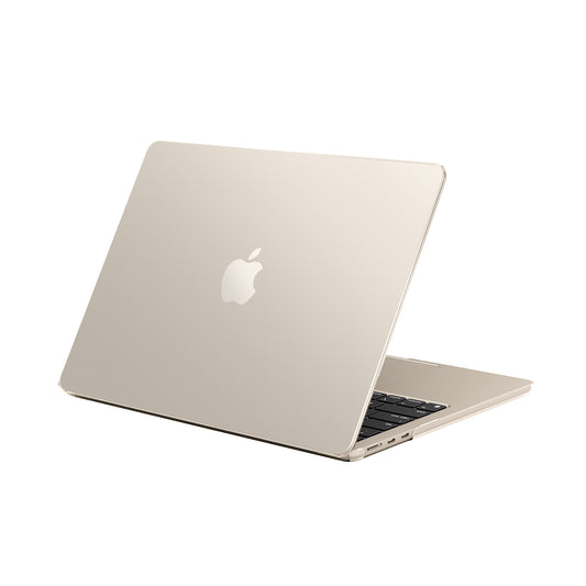 EooCoo Clear Starlight Hard Shell Case for MacBook Air 13.6" (2022-2025 M2/M3/M4) + Keyboard Cover & Screen Protector – Crystal Clear & Full Protection