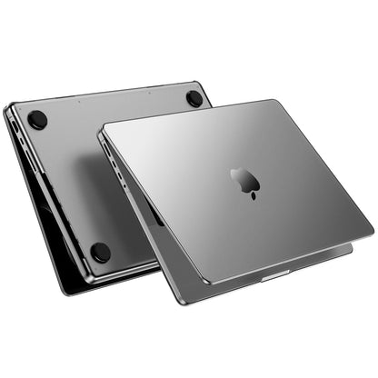EooCoo Ultra Thin Matte Hard Case for MacBook Pro 14" (2025–2021, M4/M3/M2/M1 Pro/Max) – Anti-Fingerprint, Scratch-Resistant Shell, 100% Space Gray Color Match