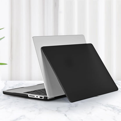 EooCoo Matte Black Hard Case for MacBook Pro 16 Inch (2021–2025) – Slim Protective Shell with Keyboard Cover & Screen Protector