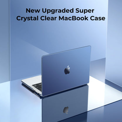 EooCoo Clear Midnight Hard Case for MacBook Pro 16 Inch (2025–2021, M4/M3/M2/M1 Pro/Max) – Slim, Scratch-Resistant Cover with Keyboard Cover and Screen Protector