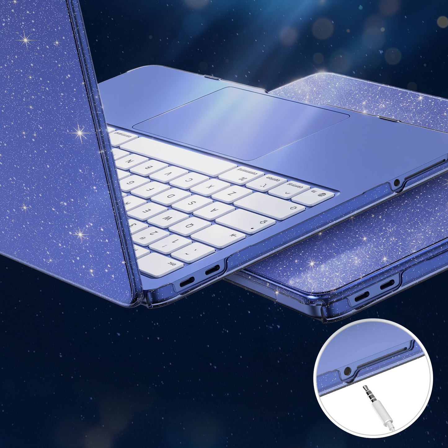 EooCoo Sparkly Case for MacBook Neo