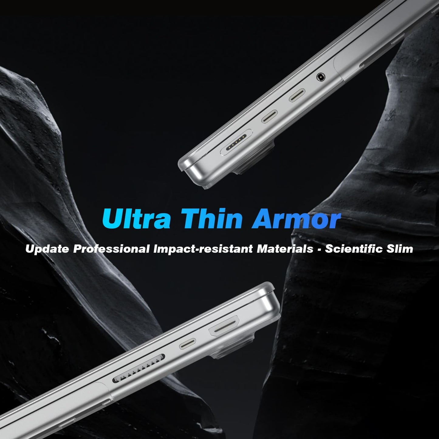 EooCoo Frost Clear Hard Case for MacBook Pro 16 Inch (2025–2021, M4/M3/M2/M1 Pro/Max) – Durable, Scratch-Resistant Cover with Keyboard Cover and Screen Protector