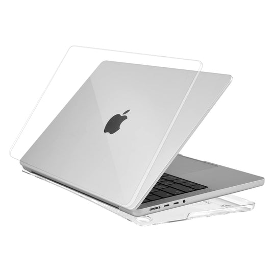 EooCoo Crystal Clear Hard Case for MacBook Pro 16 Inch (2025–2021, M4/M3/M2/M1 Pro/Max) – Slim, Scratch-Resistant Cover with Keyboard Cover and Screen Protector