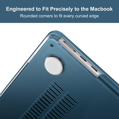 EooCoo Green Matte Hard Shell Case for MacBook Air 13.6" (2022-2025 M2/M3/M4) + Keyboard Cover & Screen Protector – Slim, Anti-Fingerprint & Full Protection