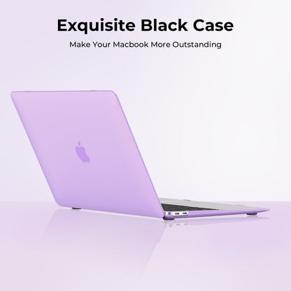 EooCoo Matte Purple Hard Case for MacBook Air 13.3" M1 (2021–2018) – Anti-Scratch, Anti-Fingerprint Case with Keyboard Cover & Screen Protector