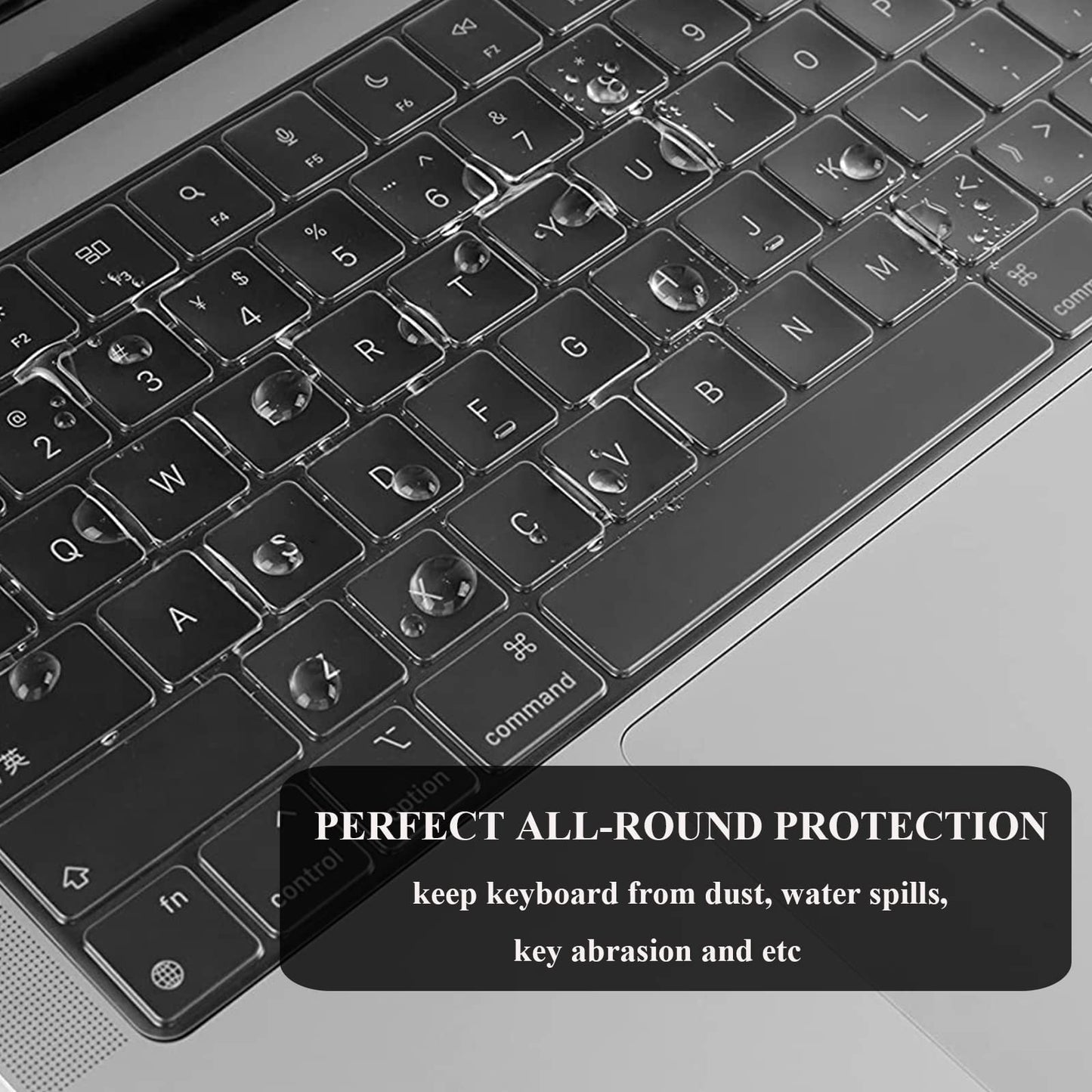EooCoo Crystal Clear Hard Case for MacBook Pro 16 Inch (2025–2021, M4/M3/M2/M1 Pro/Max) – Slim, Scratch-Resistant Cover with Keyboard Cover and Screen Protector