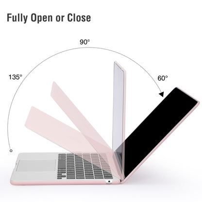EooCoo Matte Pink Hard Shell Case for MacBook Air 15" (2023-2025 M2/M3/M4) + Keyboard Cover & Screen Protector – Slim, Durable & Perfect Fit