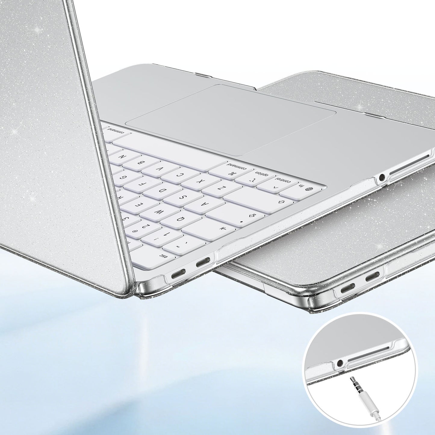EooCoo Sparkly Case for MacBook Neo