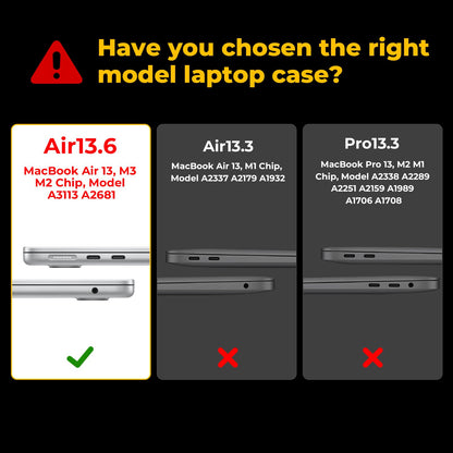 EooCoo Ultra Thin Matte Hard Case for MacBook Air 13.6" (2025–2022, M4/M3/M2, A3240 A3113 A2681) – Slim Protective Shell with Keyboard Cover, Sleek Pink