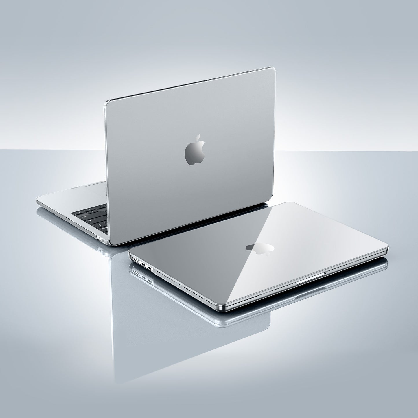 EooCoo Ultra Thin Crystal Clear Case for MacBook Air 13.6" (2025–2022, M4/M3/M2) – Clear Protective Hard Shell with Keyboard Cover, Slim Fit, Scratch & Fingerprint Resistant