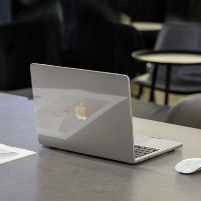 EooCoo Ultra Thin Crystal Clear Case for MacBook Air 13.6" (2025–2022, M4/M3/M2) – Clear Protective Hard Shell with Keyboard Cover, Slim Fit, Scratch & Fingerprint Resistant